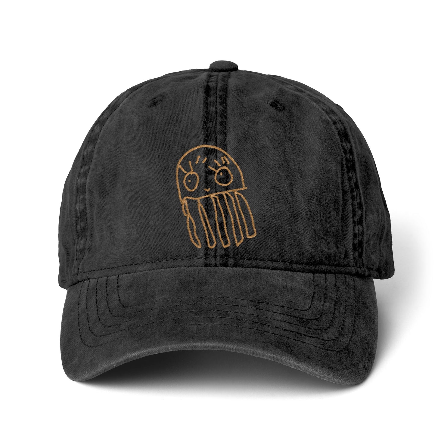 Women's Pigment-Dyed Cap with Fashion Undervisor (Embroidery)