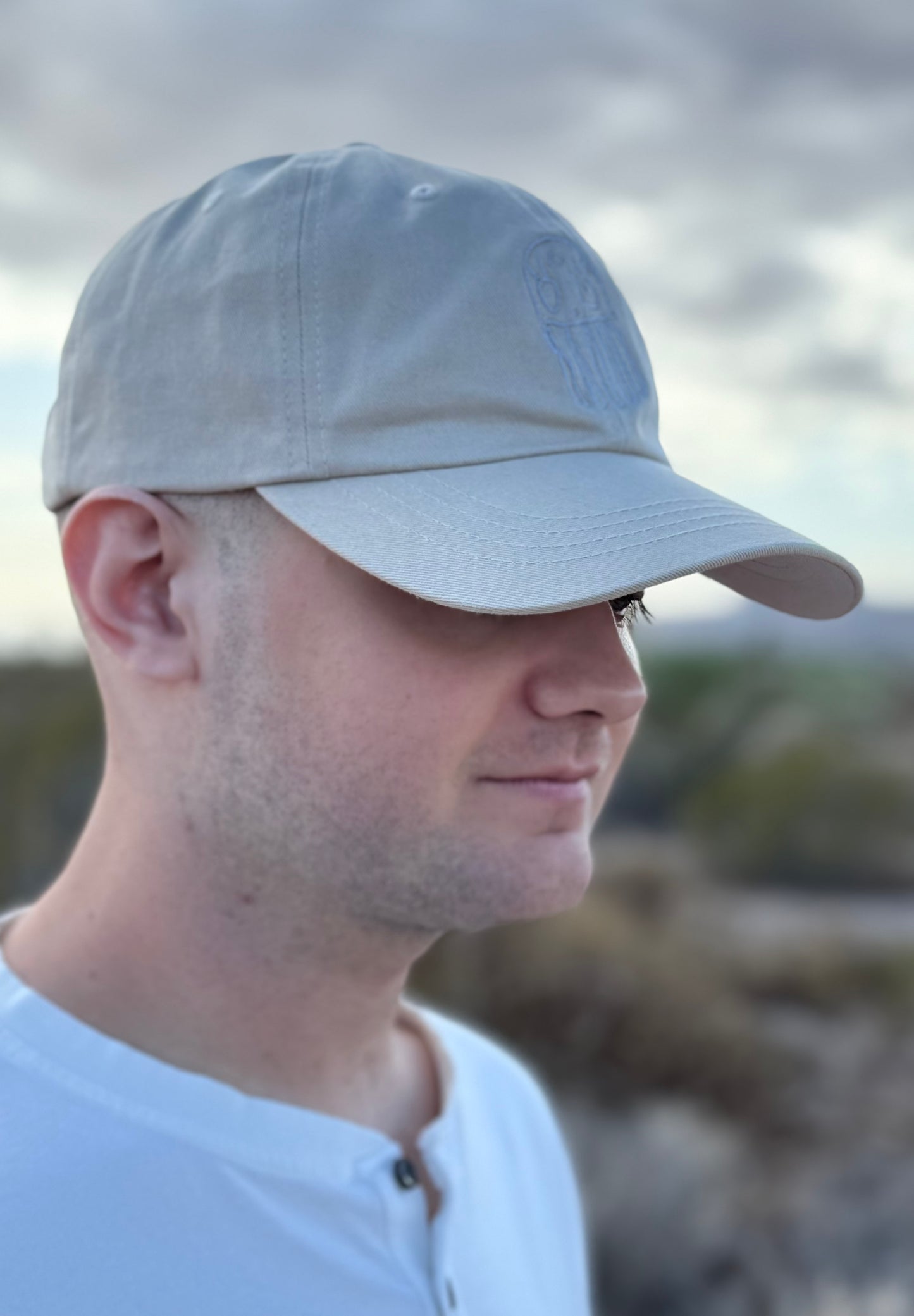 Cream Dad Cap