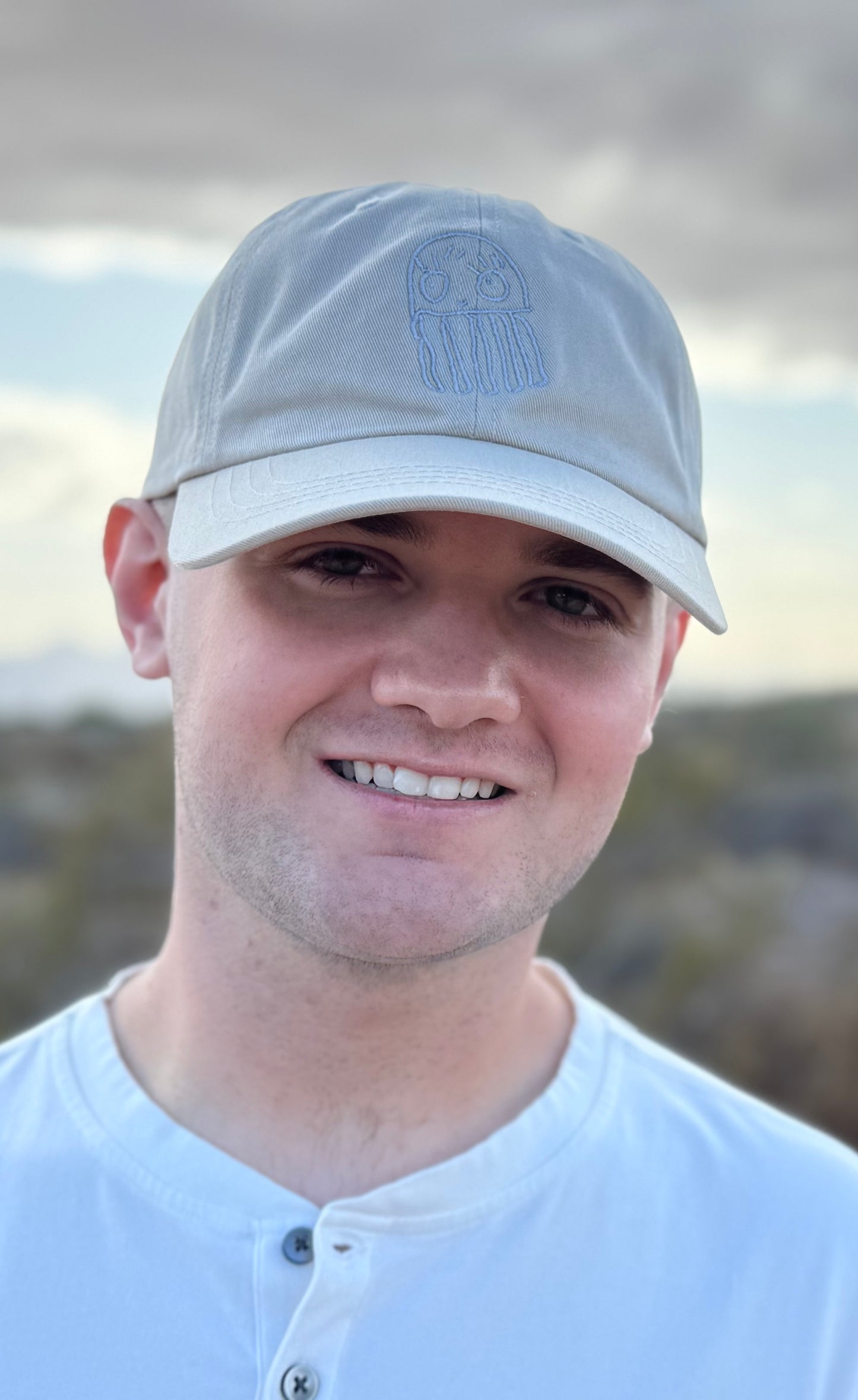 Cream Dad Cap